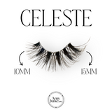 Celeste - Wispy, Natural Cat-Eye Lash with Invisible Band