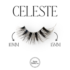 Celeste - Wispy, Natural Cat-Eye Lash with Invisible Band
